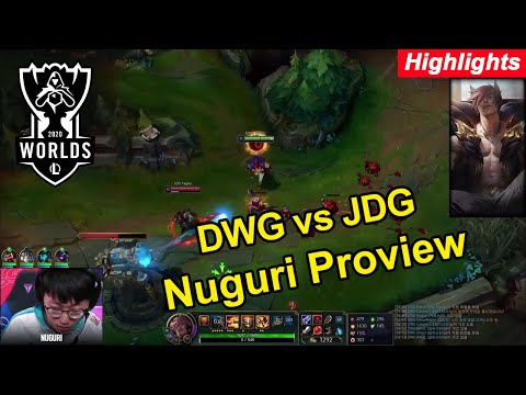 [Proview] Nuguri Sett | DWG vs JDG - Worlds 2020 Group Day 6 | 너구리개인화면 - 2020월드 챔피언십