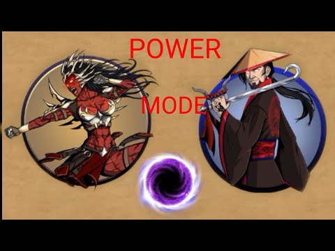 Shadow fight 2 Underworld DRAKAINA and SON OF HEAVEN Power mode
