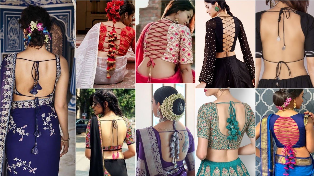 Watch video latest blouse designs 2022//dori blouse designs//dori blouse back neck designs//blouse back design Now latest blouse designs 2022//dori blouse designs//dori blouse back neck designs//blouse back design