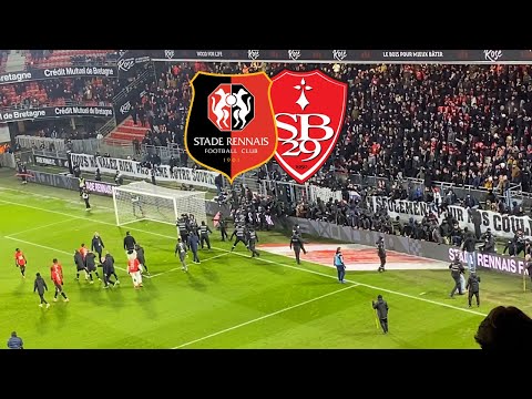 AMBIANCE RENNES - BREST (SRFC - SB29) (1-2) - GREVE COLERE ET DEBORDEMENTS