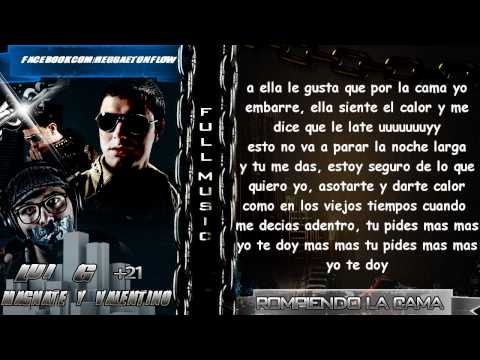 "Rompiendo La Cama" ★Con Letra★ - Lui G ft. Magnate & Valentino ★REGGAETON 2011★