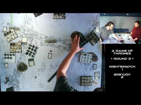 DMG Battle Report. Nightswatch Vs Greyjoy. 40points. A Game of Thrones