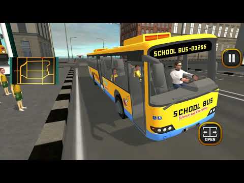 School Bus Driver Simulator 2018: City Fun Drive Gameplay