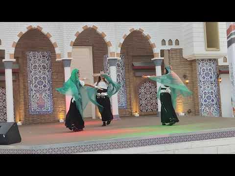Tarkish traditional dance in Turkey pavilion at Shaikh Zayed Heritage Festival-al wathba... abudhabi