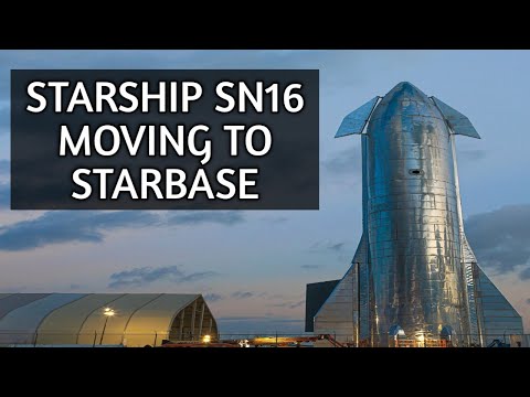 Starship SN16's Journey To Star Base