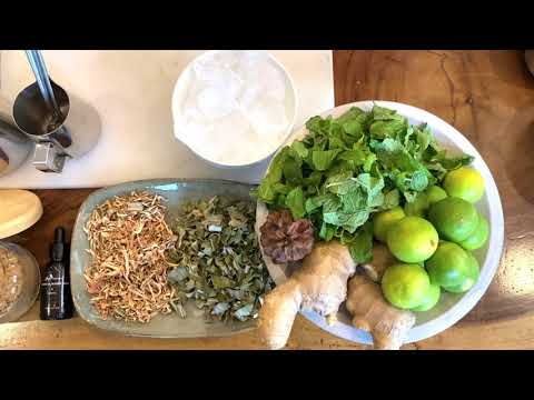 Jaya House River Park Spa - the 'spa drinks'