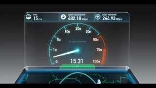preview picture of video 'Speedtest Fibre 500 / 200 Orange Upload 244Mbps Brioude 43100'