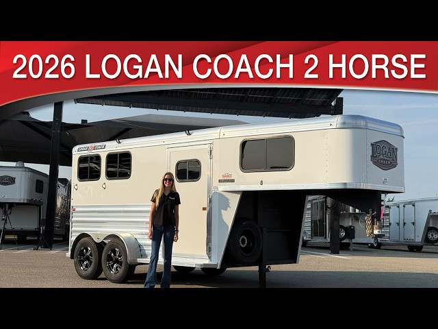 Preview image of 2026 Logan Coach Bullseye 2 Horse Gooseneck youtube video