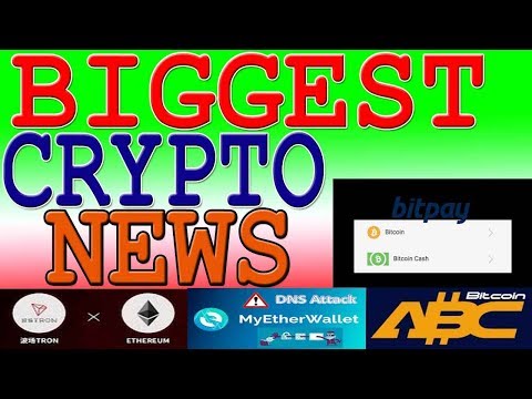Latest Cryptocurrency News | BitcoinCash Hardfork | Tron Airdrop & New Office  | Bitpay accept BCH Video