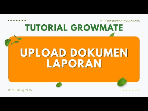 Upload Dokumen Laporan - GrowMate