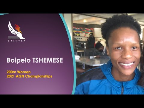 2021, March 26 - AGN Championships Tuks, Pretoria - 200m Women Final, Boipelo Tshemese 23.80s