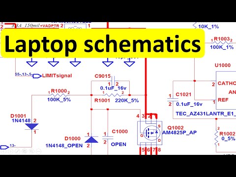 Learn how track Laptop motherboard voltage laptop schematics reading