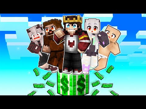MİLYONER TEK BLOK 😱 - Minecraft