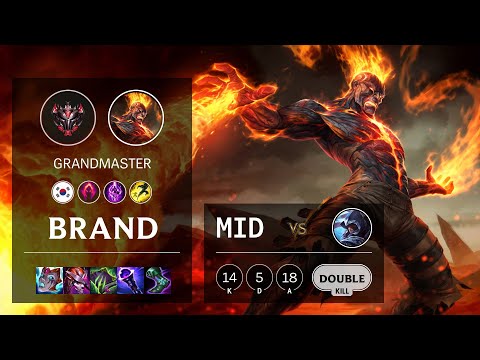 Brand Mid vs Talon - KR Grandmaster Patch 11.11