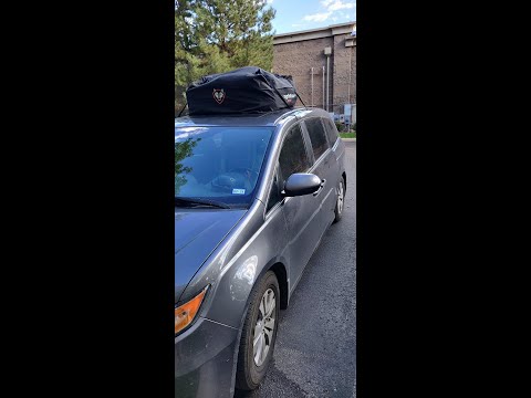 Rightline Gear Range 2 Car Top Carrier(100R20) mini van w/o roof rack installation and review