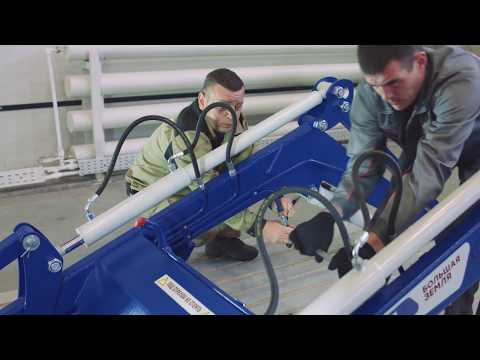 Инструкция по установке погрузчика Универсал 800R с БРС с трактора и БРС рабочих органов на МТЗ 82