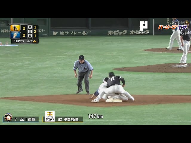 俊足vs.強肩の対決 今日は1勝1敗という結果に