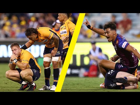 Match Winning TRY in the Final Minute! | Brumbies v Queensland Reds | Super Rugby AU Highlights