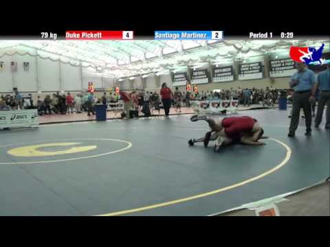 Duke Pickett vs. Santiago Martinez at 2013 ASICS University Nationals - FS