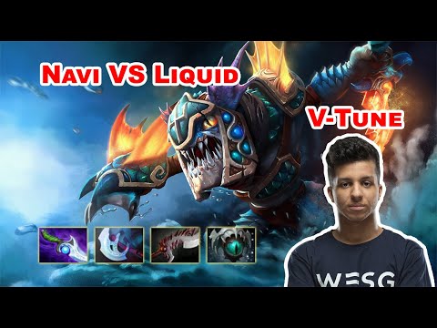 V-Tune Slark Carry - DOTA 2 7.27D - Navi vs Liquid - Dota2 Gameplay [Learn To PRO]