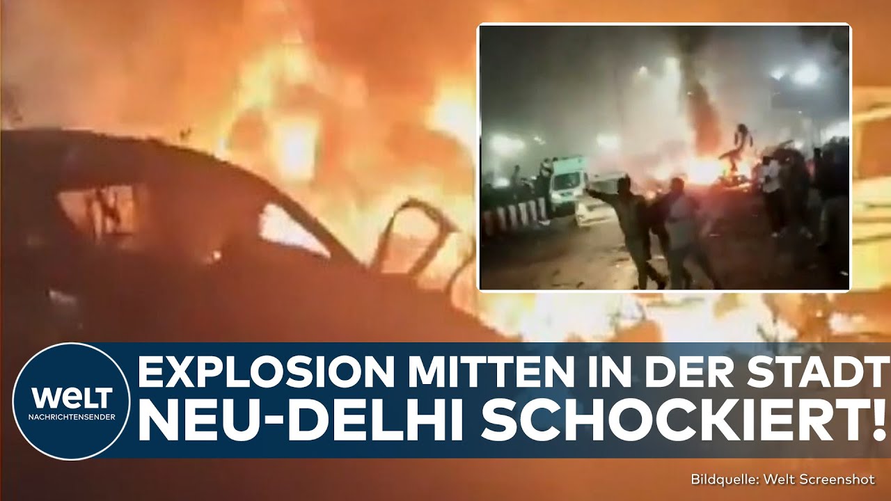 EXPLOSION IN NEU-DELHI: Acht Tote, über 20 Verletzte – Polizei prüft Terrorverdacht nach Festnahme