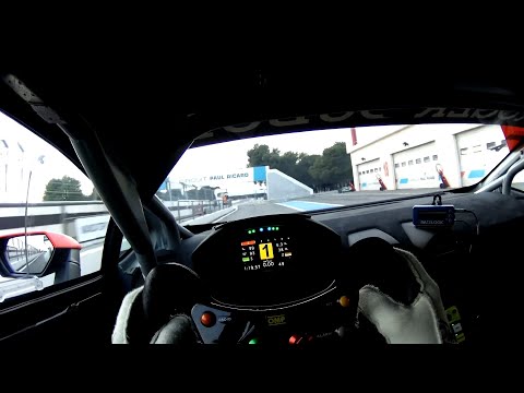 Lamborghini Super Trofeo Evo HelmetCam OnBoard at Paul Ricard