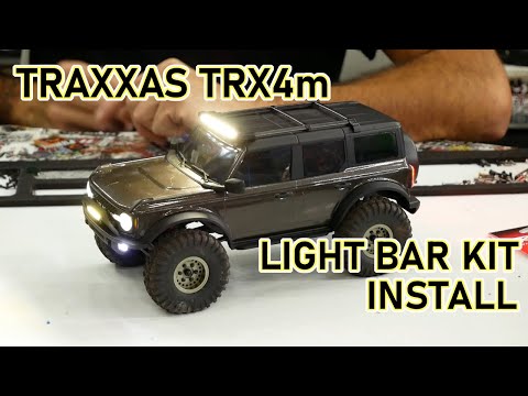 TRAXXAS TRX4m 2021 BRONCO: LIGHT BAR KIT INSTALL