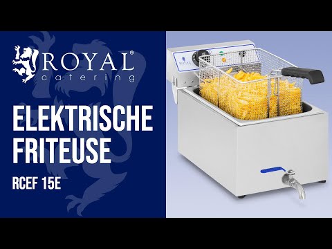 Video - Elektrische friteuse - 17 L - geschikt voor vis
