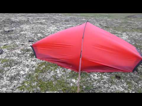 Hilleberg Akto tent in wind