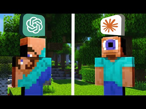 ChatGPT vs Claude Making a Minecraft Skin!
