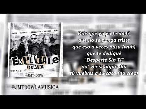 Yandel Ft Bad Bunny, Cosculluela, Brytiago & Noriel - Explicale (JMT Remix) (Vídeo Letras) Trap 2018
