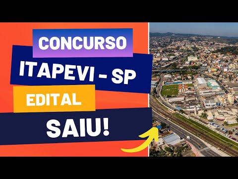 NOVIDADE! Concurso Itapevi, São Paulo | Edital e Material de Estudos | Veja agora!