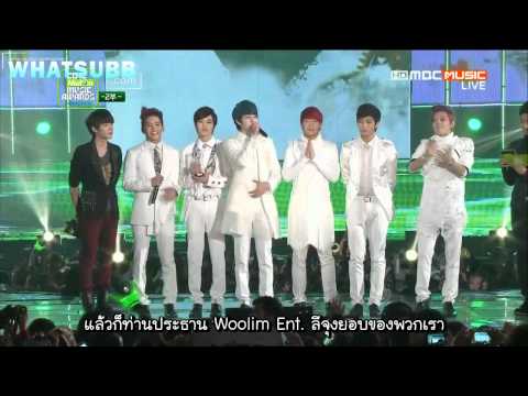[Whatsubb Thaisub] 121214 2012 MelOn Music Awards - Top 10 Artist - INFINITE