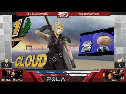 CFL Smackdown 88 WiiU - FOX MVG | Mew2king (Cloud) vs YLD (Olimar, Villager) - Winners Quarters
