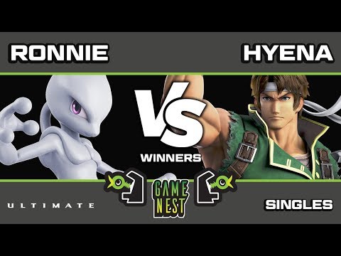 Game Nest Smash it Up: Ronnie (Mewtwo) vs Hyena (Simon) - Winners Round 1
