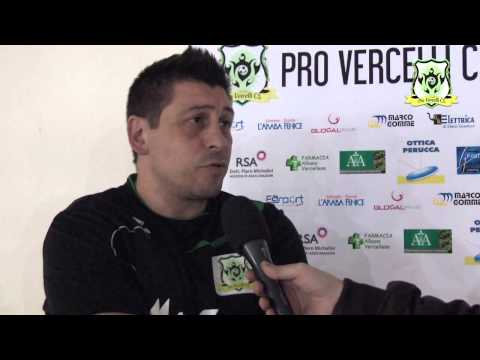 ASD PRO VERCELLI - SERMIG: le interviste post gara