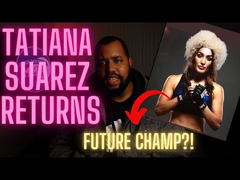 The Female Khabib Returns! | Tatiana Suarez finishes De La Rosa after nearly 4 years out of the cage