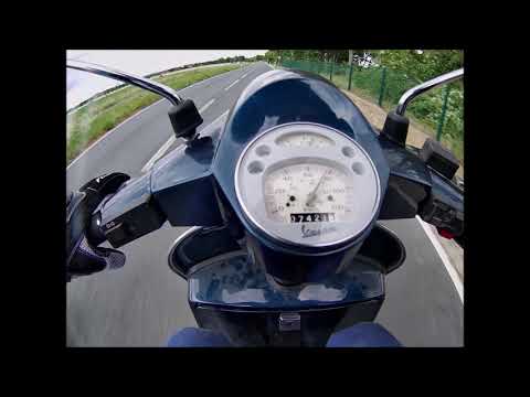 Vespa PX Malossi Sport 221 Beschleunigung auf 100