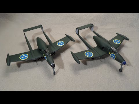 SPECIAL HOBBY 1/72 Saab J21 R & A21 R - A Double Build In Pictures
