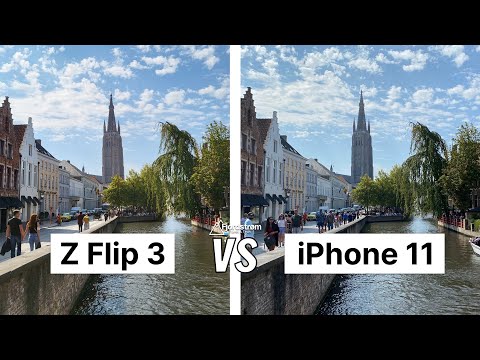 Samsung Galaxy Z Flip3 versus iPhone 11: CAMERA TESTS — Photo and video comparisons