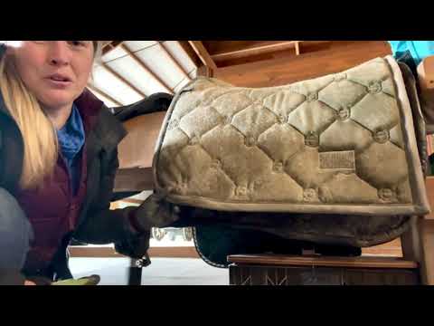 YouTube video about: How to remove horse hair from saddle pad?