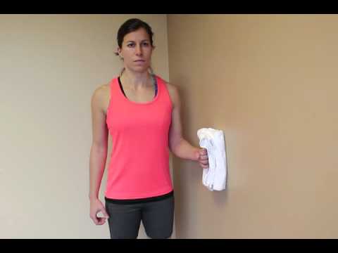 OrthoIndy Exercises | Isometric Shoulder External Rotation at Wall