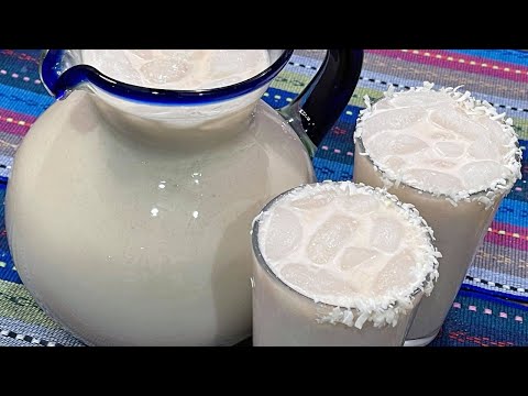 Cómo Preparar Una Rica Agua De Coco Con Nuez Cremocita La Cocina de Sol.