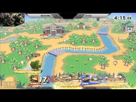 Final Smash Attack - SSB4 High Stakes Invitational 1v1 - iQHQ DA DKwill vs LOF False
