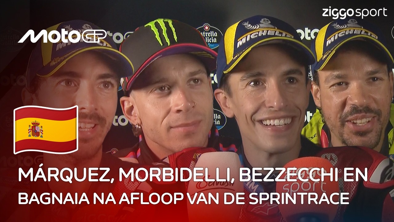 "Dit was de meest bizarre race ooit!"🗣️| Interview met Márquez, Morbidelli, Bezzecchi en Bagnaia