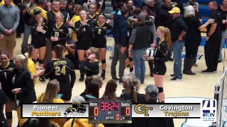 Frankfort Volleyball Semi-State: Pioneer vs Covington