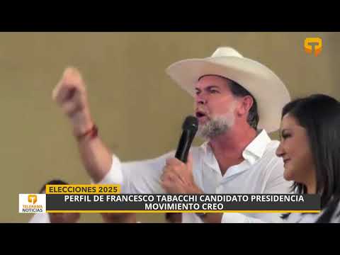 Perfil de Francesco Tabacchi Candidato Presidencia Movimiento CREO