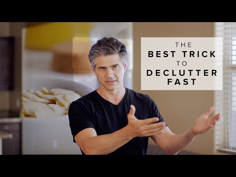 To Declutter Faster, Start with What You Need