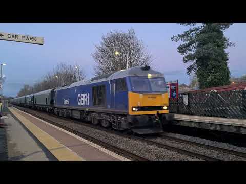 60 026 and 66 748 both with a 2 tone at pontefract Tanshelf on the 07/04/22