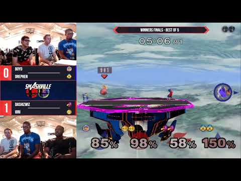 Smashville 7 - Boyd & Drephen vs. DaShizWiz & Iori - SSBM - Winners Finals - Best of 5